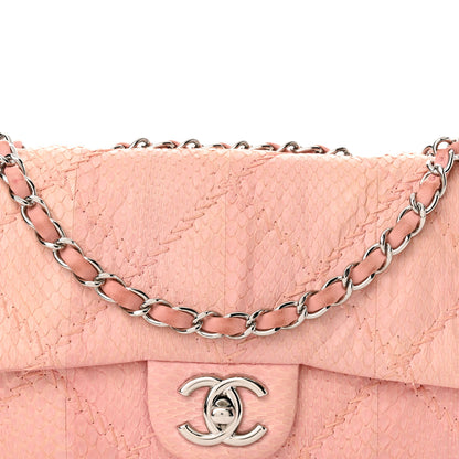 Chanel Snakeskin Ultimate Stitch Flap Pink 8 of 11