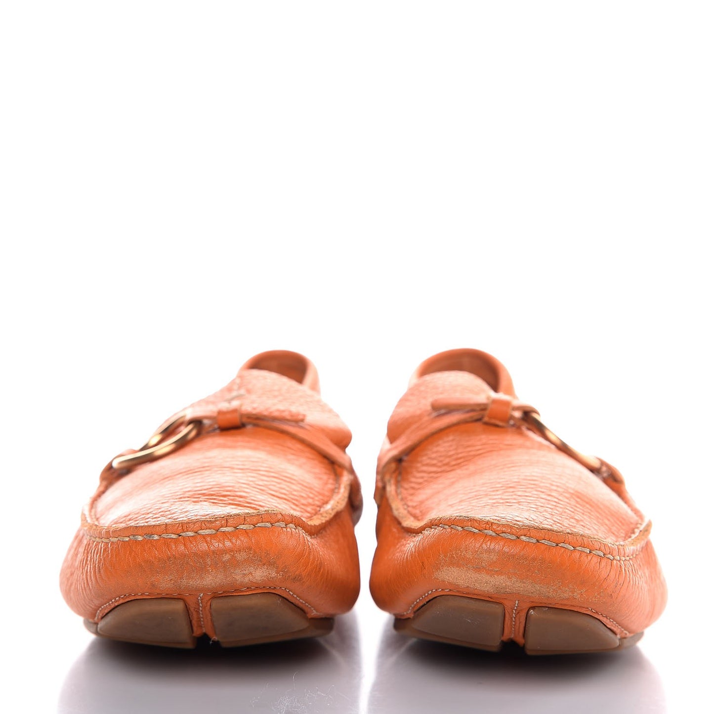Vitello Daino Loafers 40 Papaya