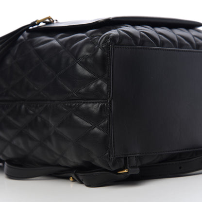 Givenchy Rubberized Canvas Quilted Duo Backpack Black 8 of 11