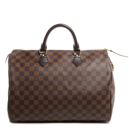 Louis Vuitton Damier Ebene Speedy 35 1 of 7
