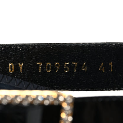 Saint Laurent Patent Calfskin Diane 100 Boots 41 Black 6 of 8