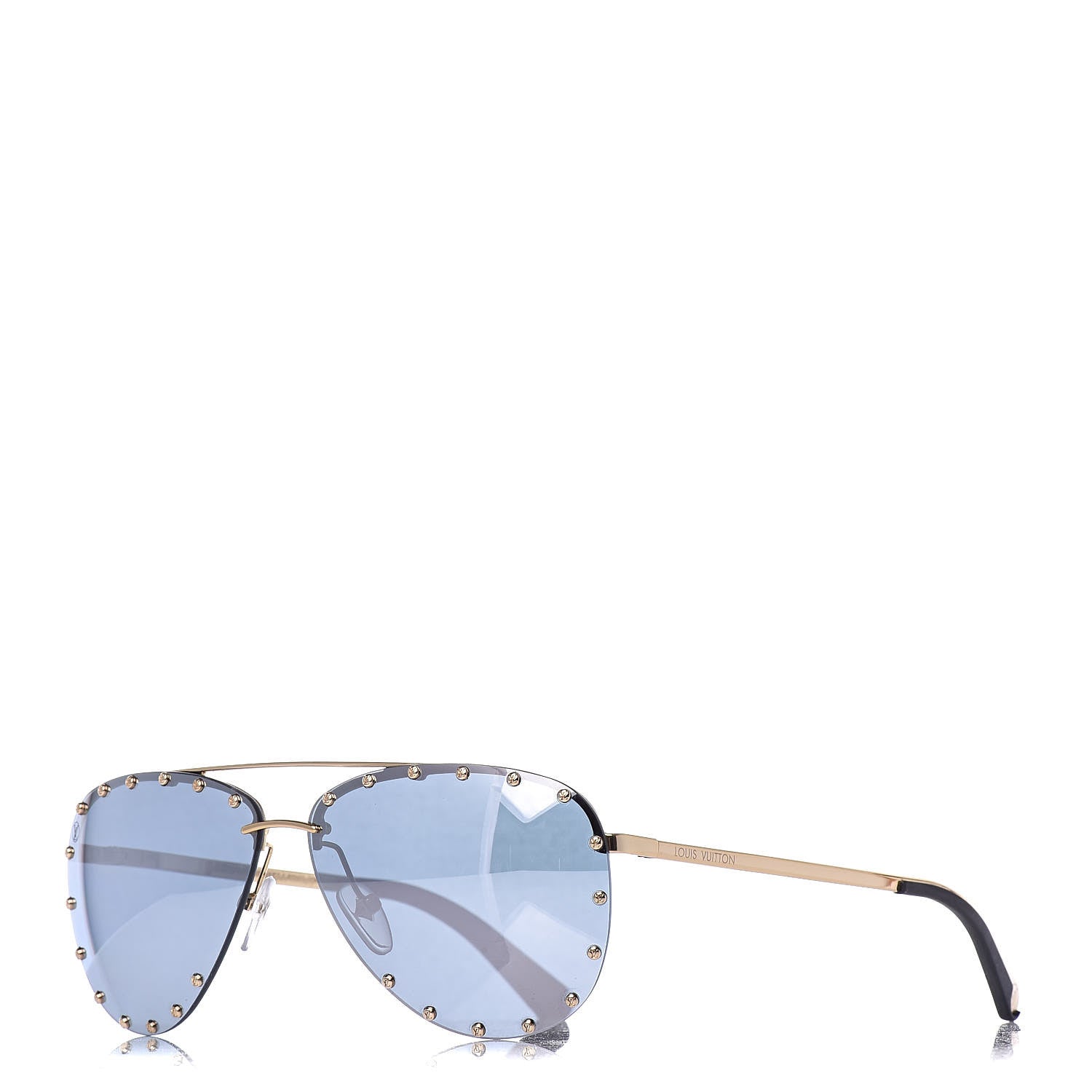 Louis Vuitton The Party Aviator Sunglasses Z0911U Blue 1 of 8