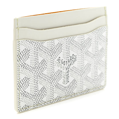 Goyard Goyardine Saint Sulpice Card Holder White 3 of 8