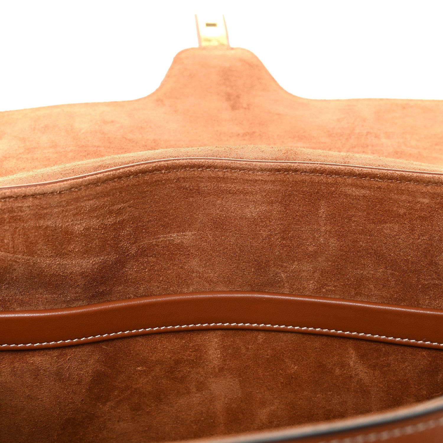 Celine Calfskin Medium Soft 16 Bag Tan 12 of 15