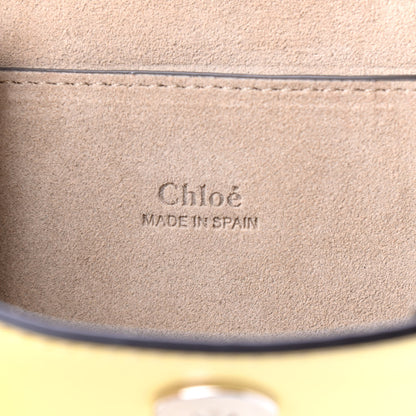 Chloe Suede Calfskin Mini Faye Bracelet Bag Lemonade 6 of 9