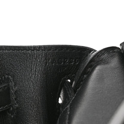 Hermes Swift Birkin 25 Black 7 of 13