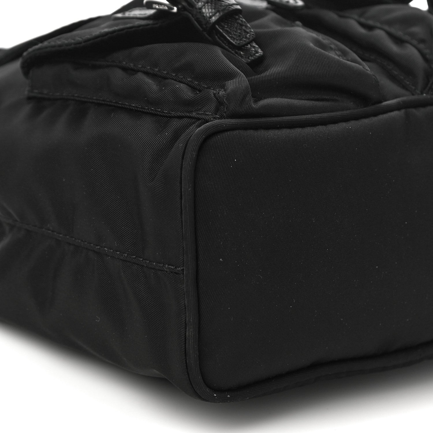 Prada Nylon Vela Mini Crossbody Backpack Black 10 of 11