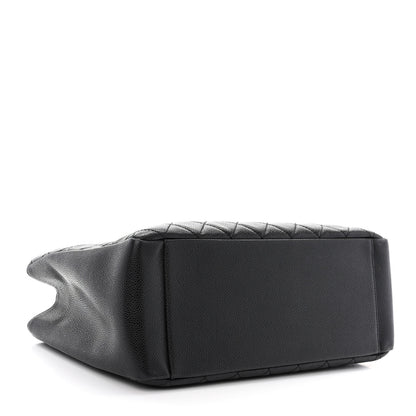 Chanel Caviar Quilted Grand Shopping Tote GST Black 4 of 11