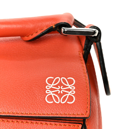 Loewe Calfskin Small Puzzle Bag Orange 8 of 11