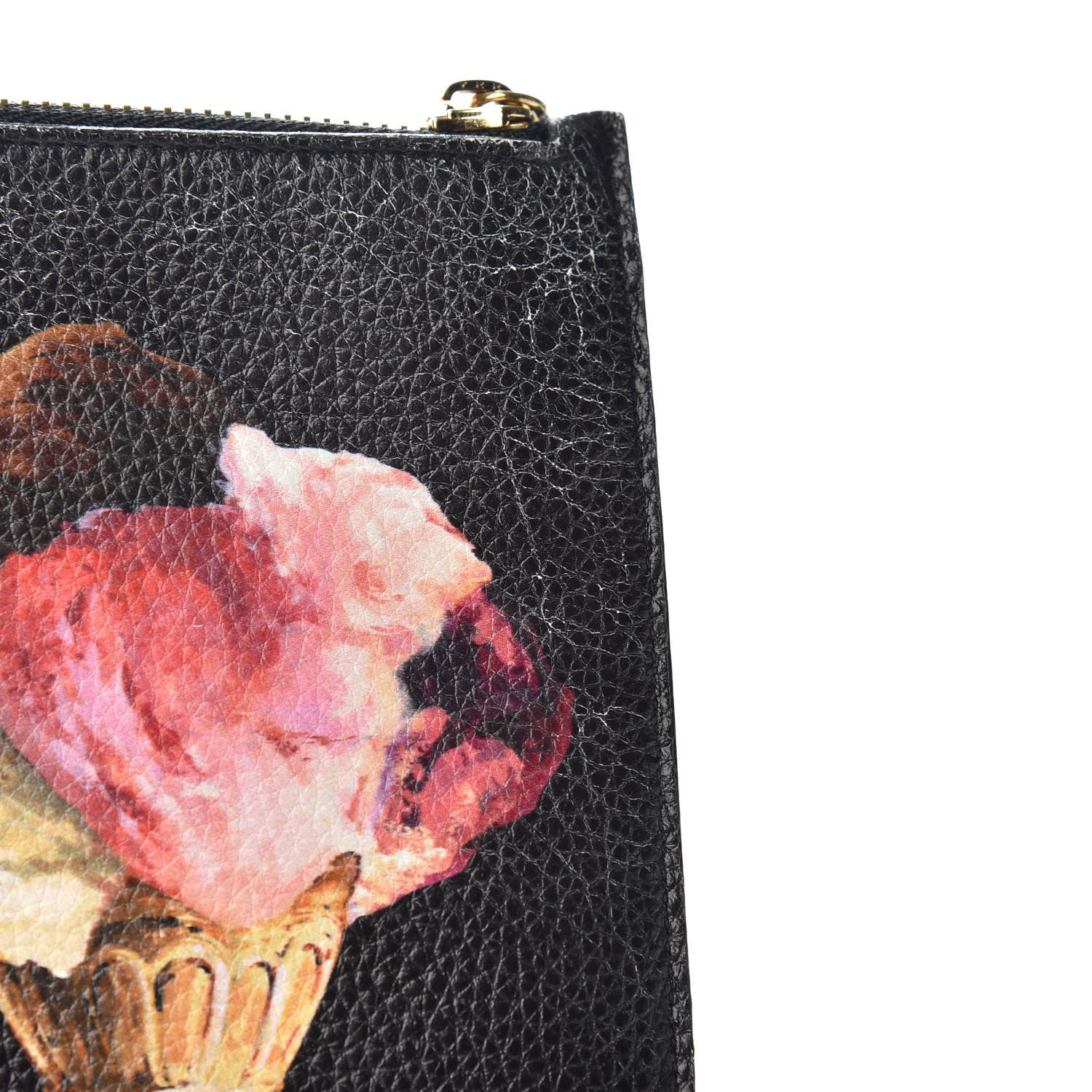 Dolce & Gabbana Vitello Stampato Ice Cream Pouch Black Multicolor 7 of 9
