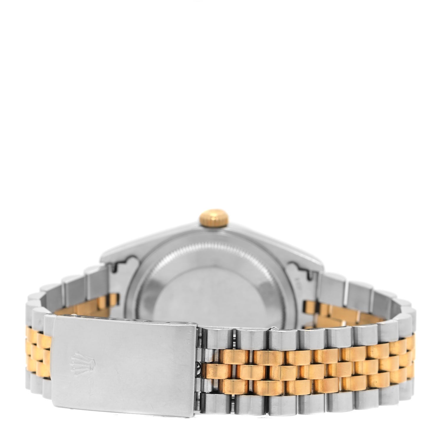 Rolex Stainless Steel 18K Yellow Gold Diamond 36mm Oyster Perpetual Datejust Watch Champagne 16233 3 of 4
