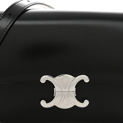 Celine Shiny Calfskin Teen Triomphe Black 9 of 13