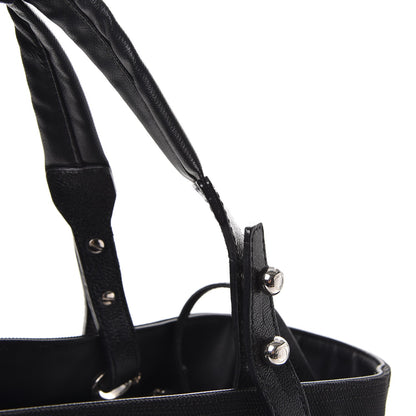 Chanel Coated Canvas Large Paris Biarritz Tote Black 10 of 15