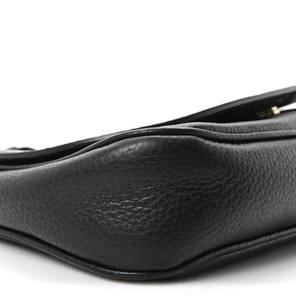 Gucci Pebbled Calfskin Medium Soho Flap Crossbody Black 9 of 10