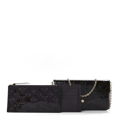 Louis Vuitton Vernis Pochette Felicie Chain Wallet Amarante 1 of 13