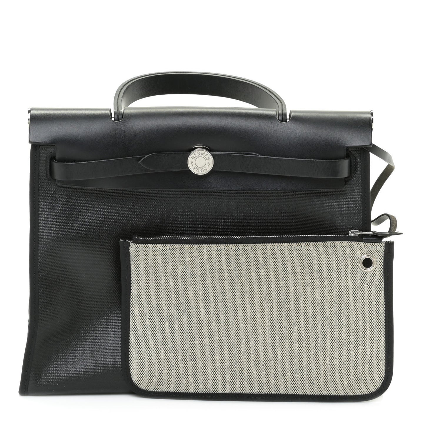 Toile H Berline Vache Hunter Herbag Zip PM 31 Black Ecru