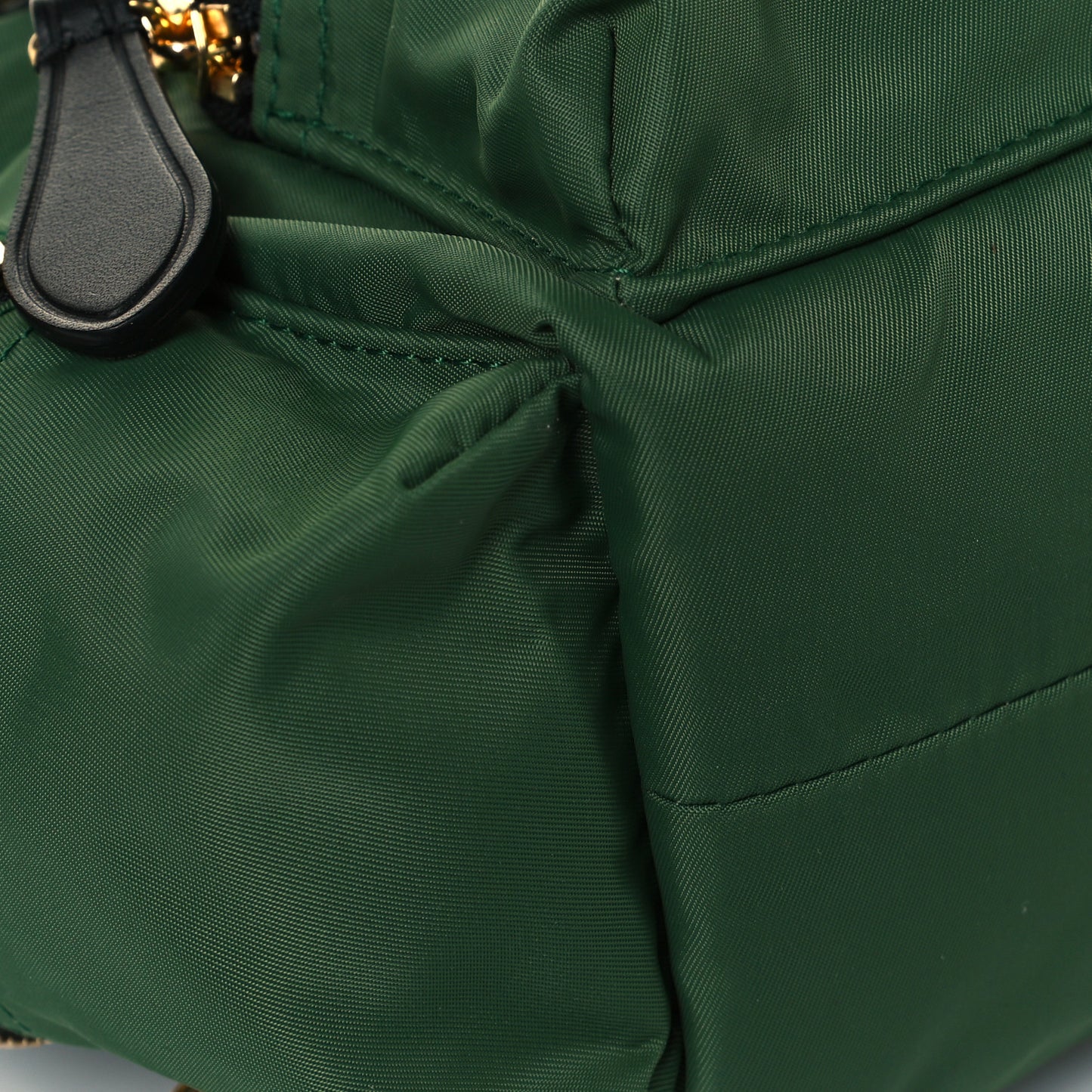 Nylon Small Crossbody Rucksack Backpack Canvas Green