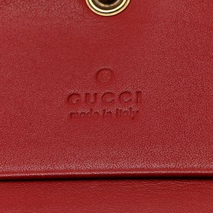 Gucci Calfskin Queen Margaret Card Case Wallet Blue Agata Hibiscus Red Mystic White 6 of 7