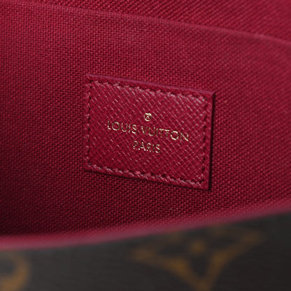Louis Vuitton Monogram Pochette Felicie Chain Wallet Fuchsia 5 of 5