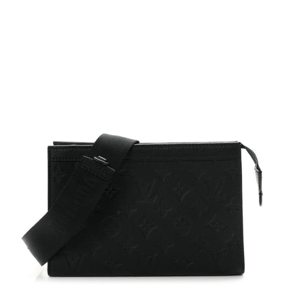 Louis Vuitton Calfskin Monogram Shadow Gaston Wearable Wallet 1 of 11