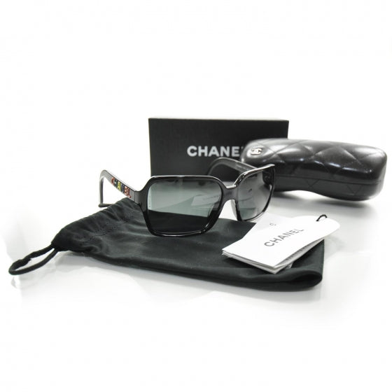 Rainbow Letter Sunglasses 5139 Black