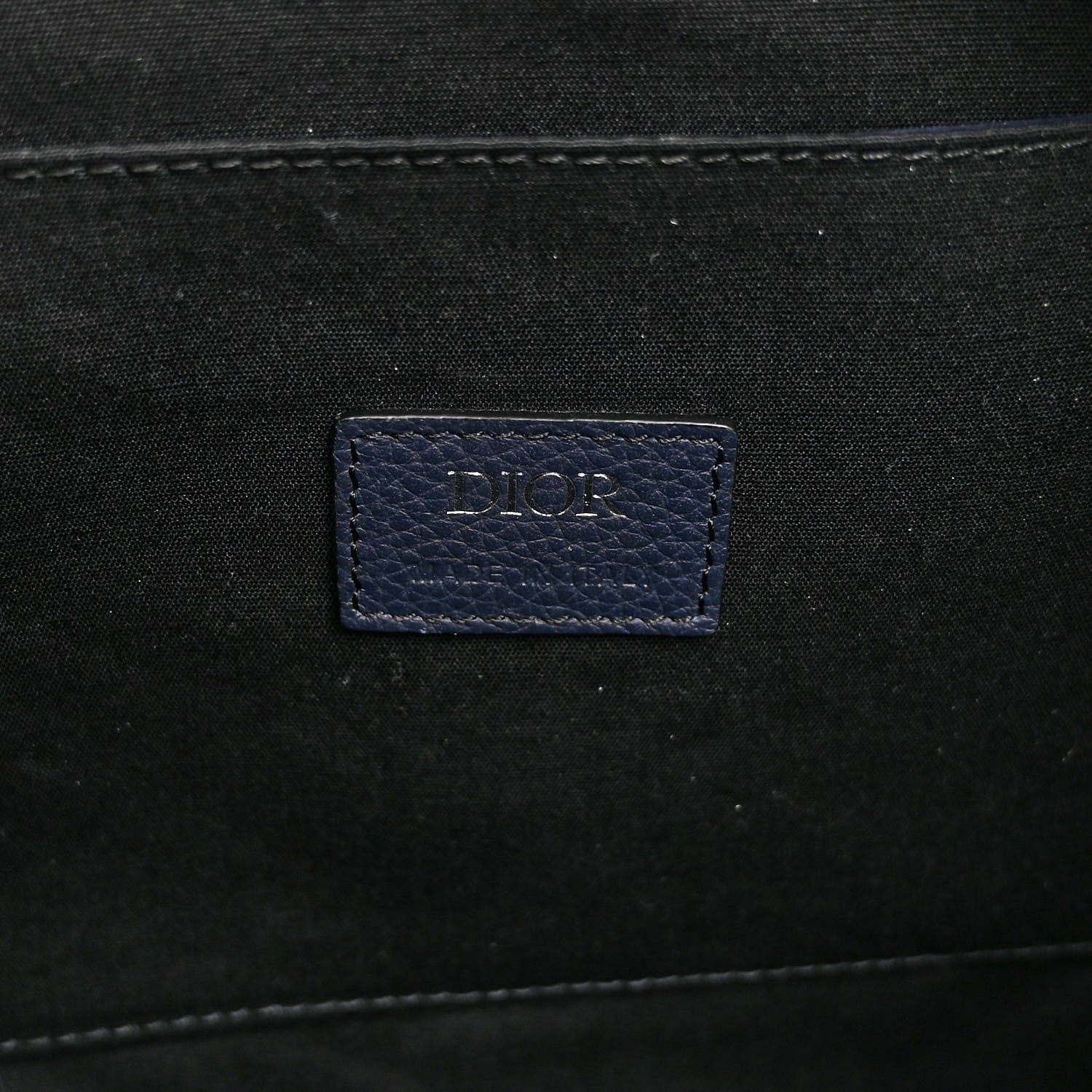 Christian Dior Oblique Soft Saddle Bag Beige Blue 6 of 9