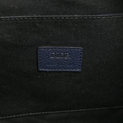 Christian Dior Oblique Soft Saddle Bag Beige Blue 6 of 9