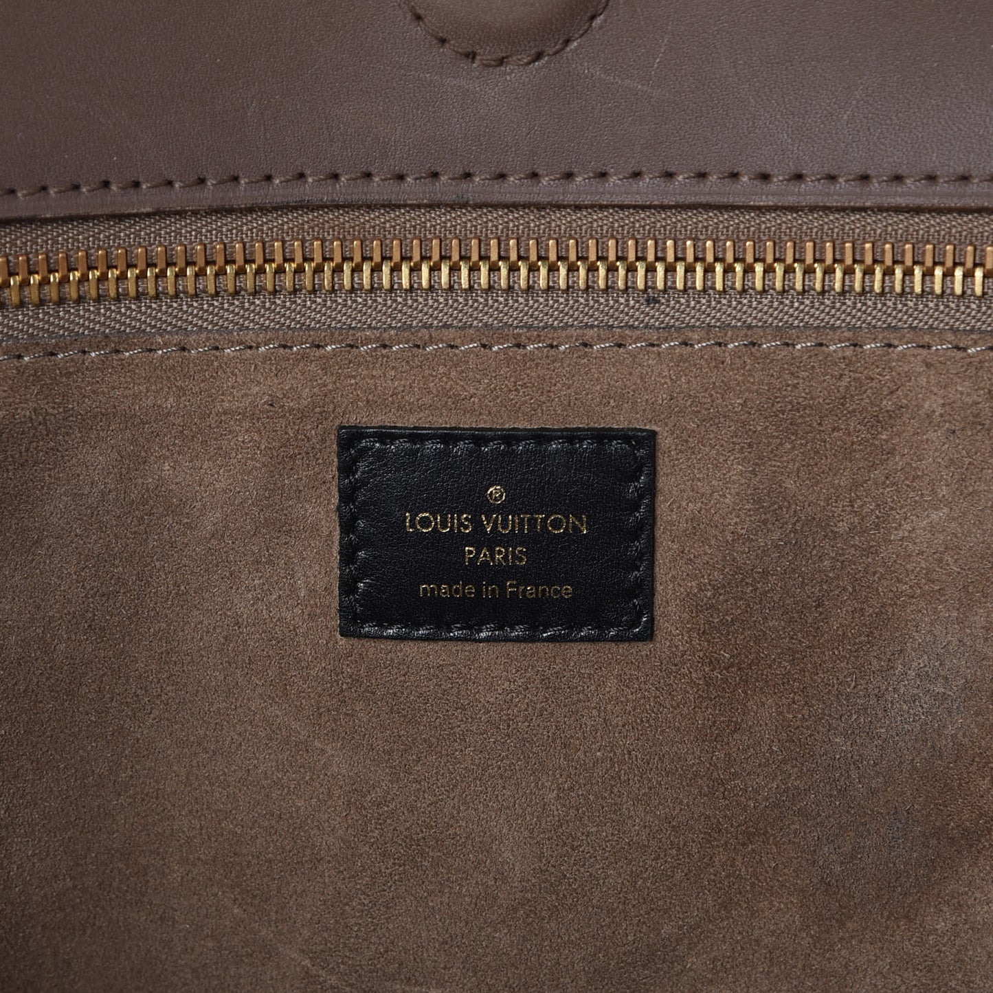 Cuir Orfevre Veau Cachemire Tote W GM Gris