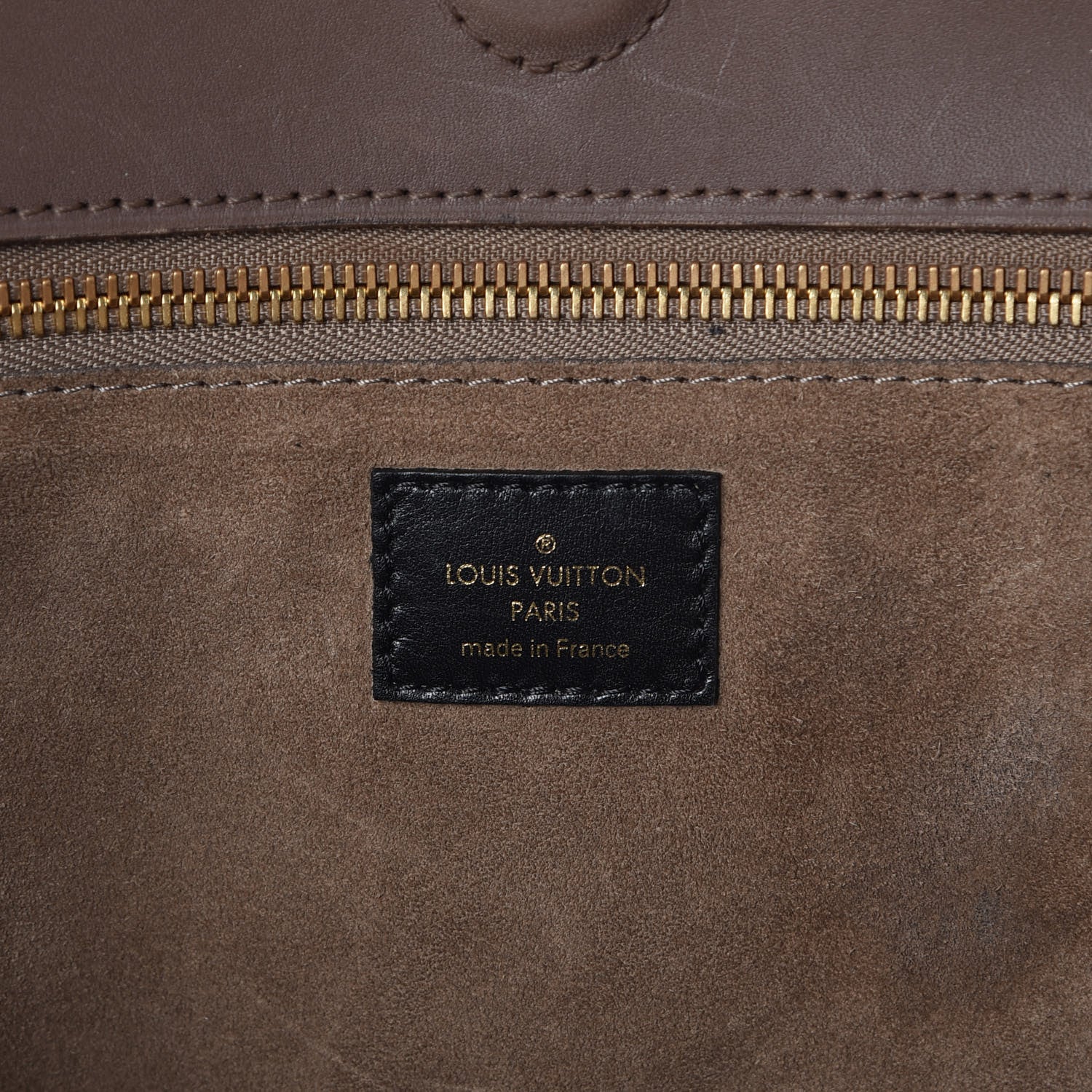 Louis Vuitton Cuir Orfevre Veau Cachemire Tote W GM Gris 6 of 12
