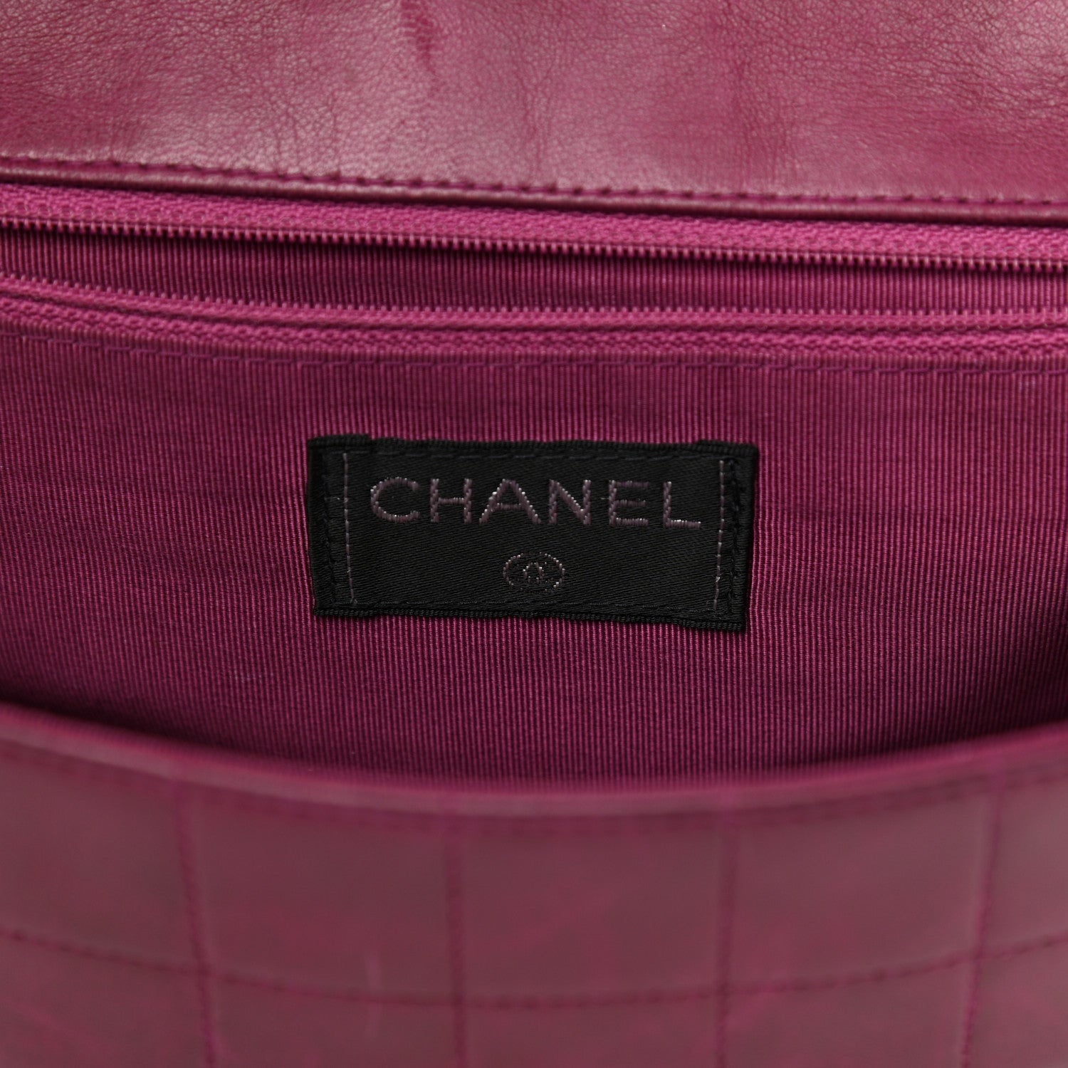 Chanel Lambskin Chocolate Bar Mademoiselle Flap Purple 6 of 11