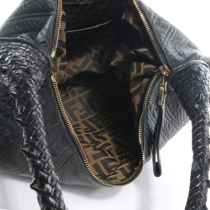 Fendi Nappa Nuvolata Spy Hobo Black 7 of 11