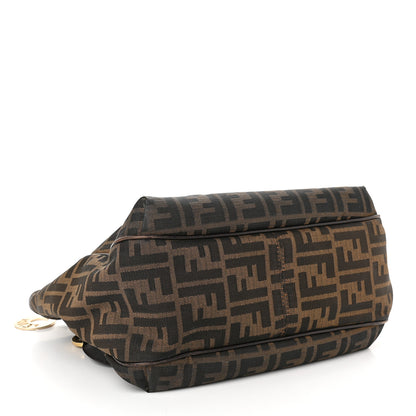 Fendi Zucca Small Chef Shopping Tote Tobacco Moro 3 of 12