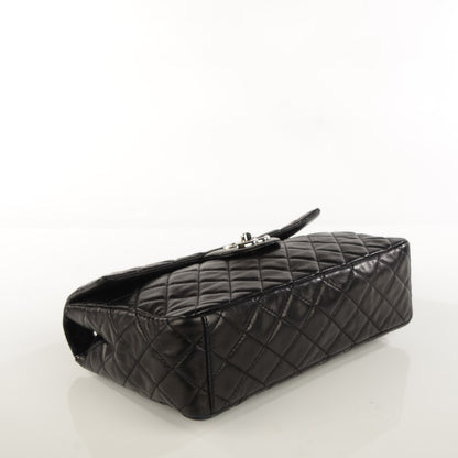 Chanel Lambskin Quilted Maxi Single Flap Black 4 of 9