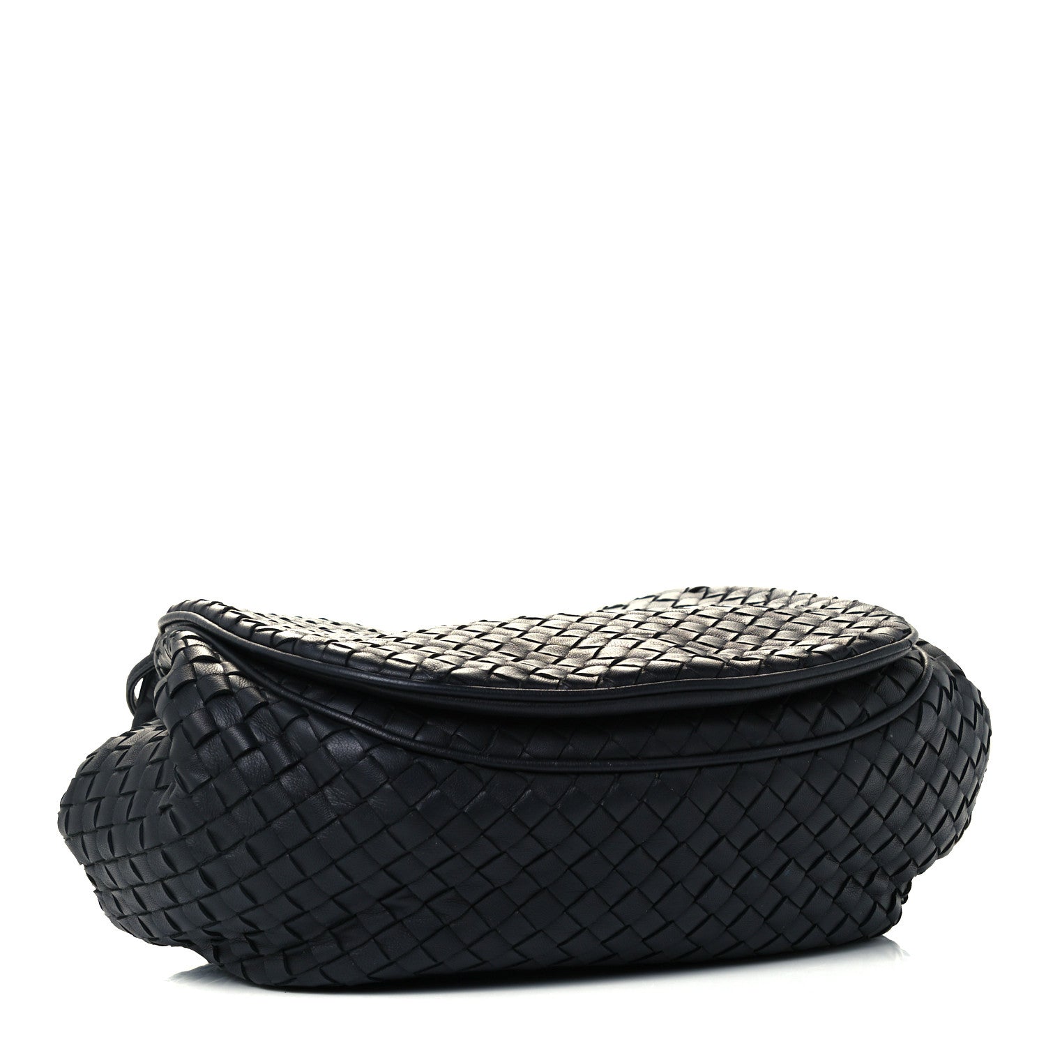 Bottega Veneta Nappa Intrecciato Message Bag Black 3 of 11