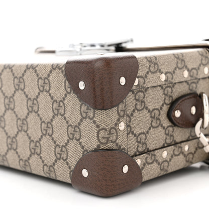 Gucci GG Supreme Monogram Globe-Trotter Beauty Case Brown 10 of 12