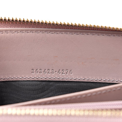 Gucci Guccissima Zip Around Wallet Pink 7 of 13