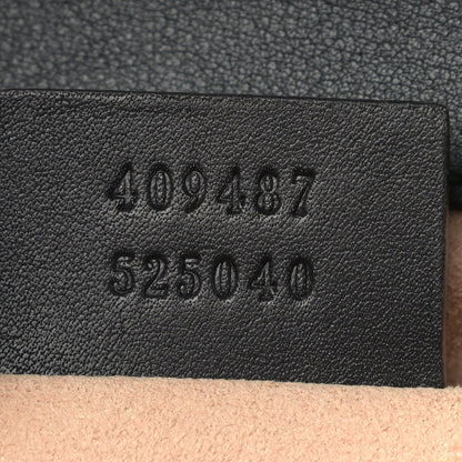 Gucci GG Supreme Monogram Bees Small Padlock Shoulder Bag Black 7 of 12