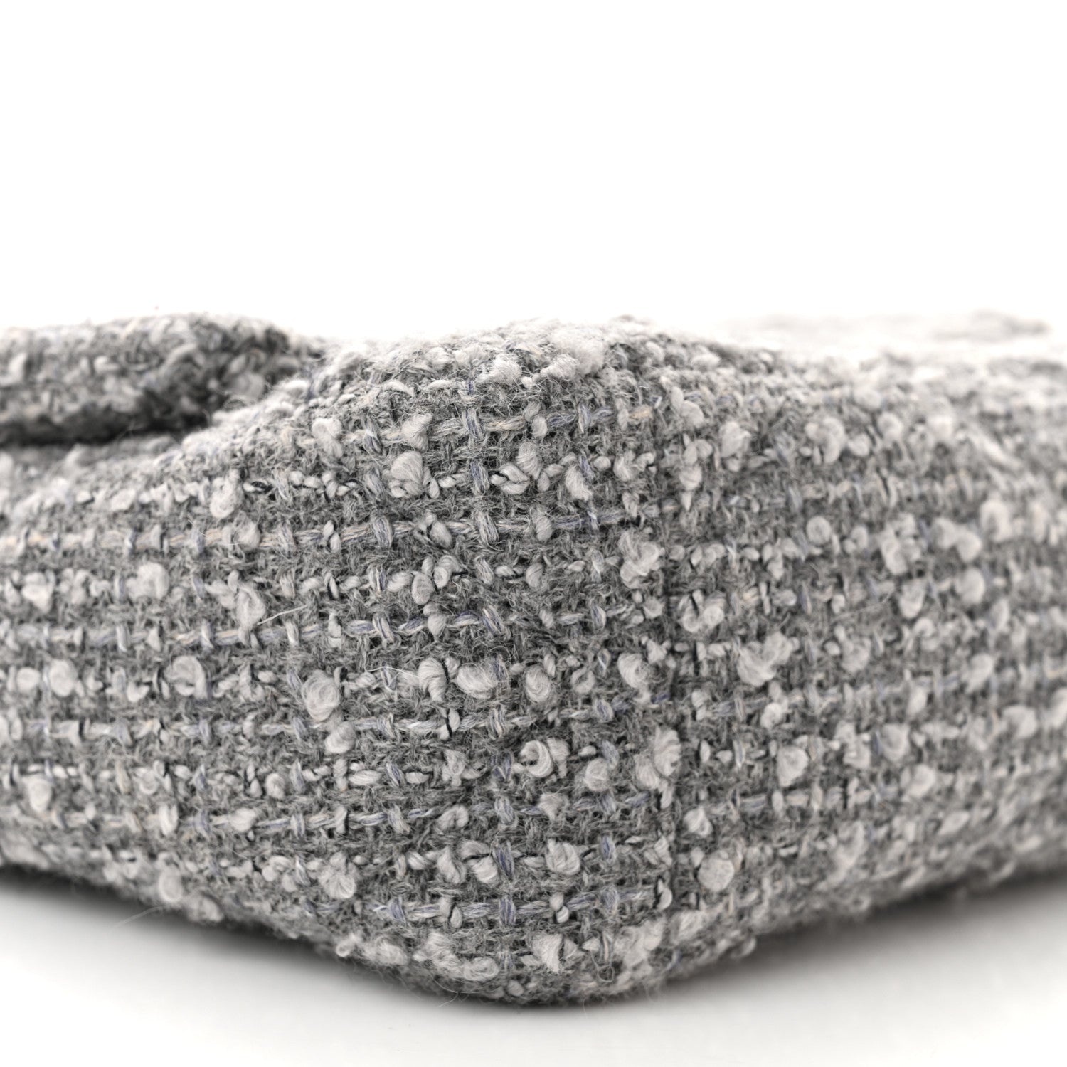 Chanel Tweed Quilted Medium Chanel 19 Flap Grey 9 of 11