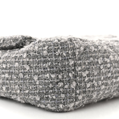 Chanel Tweed Quilted Medium Chanel 19 Flap Grey 9 of 11
