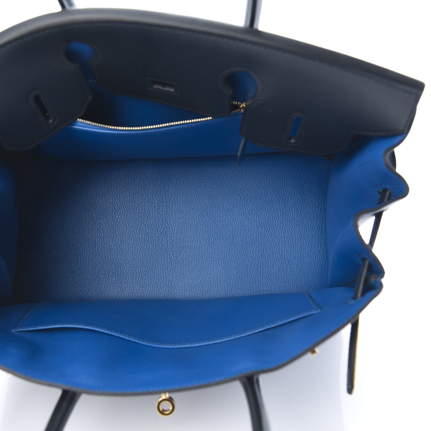 Taurillon Clemence Sombrero Birkin 30 Bleu Encre Bleu Obscur