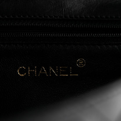 Chanel Lambskin Bekko Resin Medium Single Flap Black 6 of 14