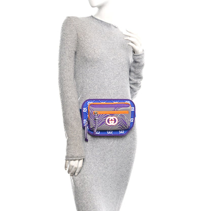 Gucci Jersey GG Monogram All Over Sporty Belt Bag Grey White Multicolor 2 of 9