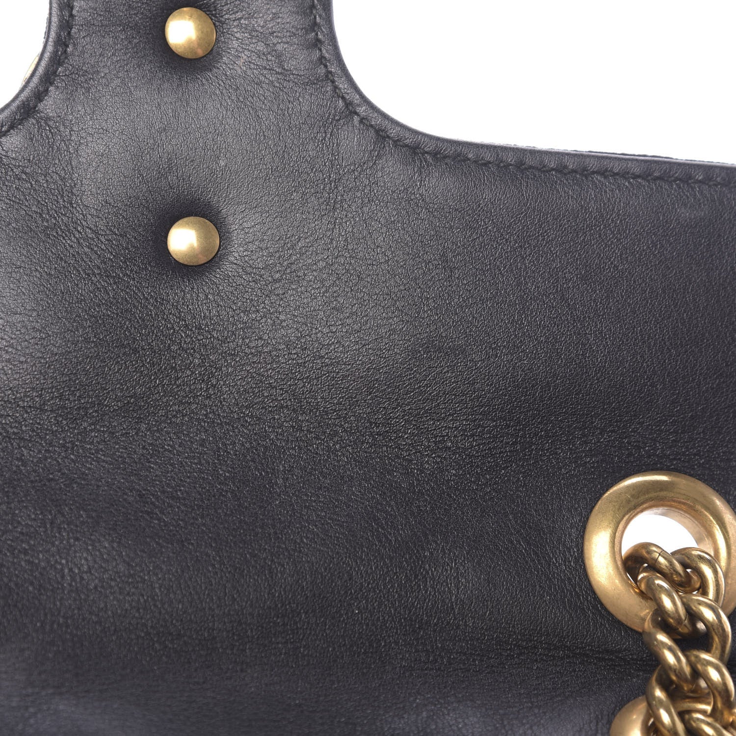 Gucci Velvet Matelasse Mini GG Marmont Shoulder Bag Black 11 of 16