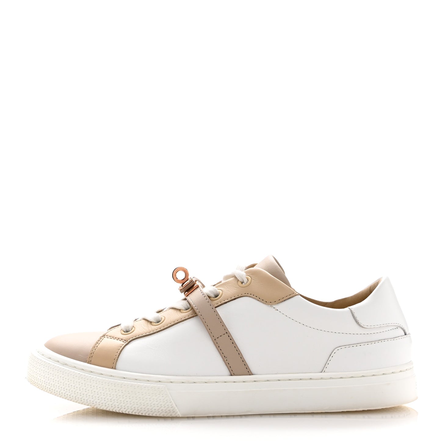 Calfskin Day Sneakers 38 Multicolor White