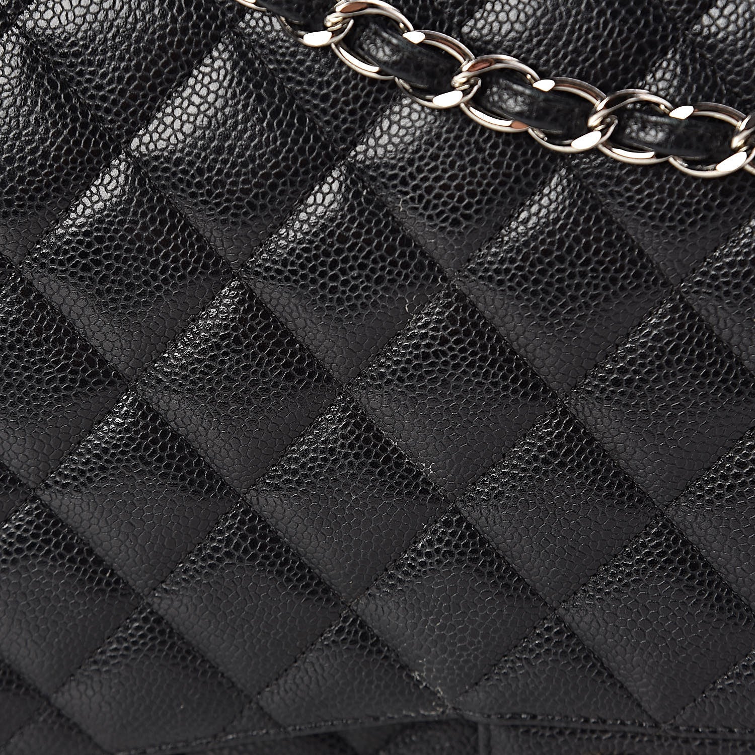 Chanel Caviar Quilted Maxi Double Flap Black 18 of 23