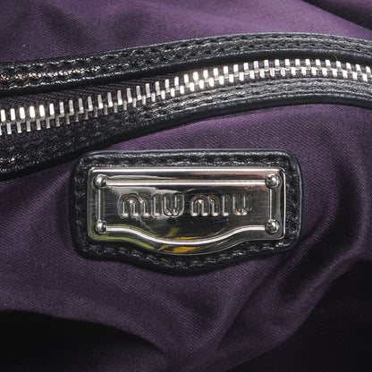 Miu Miu Leather Multicolor Patchwork Hobo 7 of 8