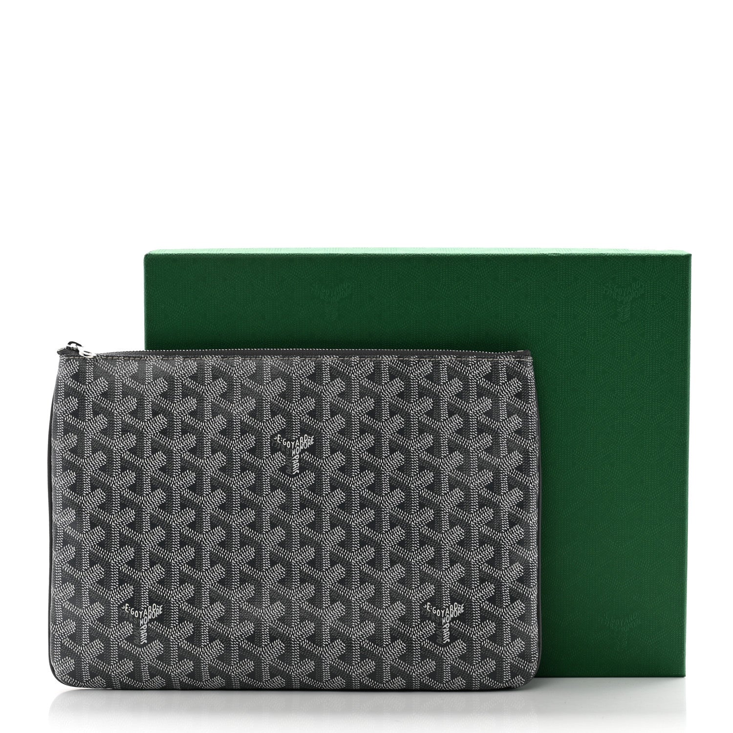 Goyard Goyardine Senat Pochette MM Grey 7 of 7