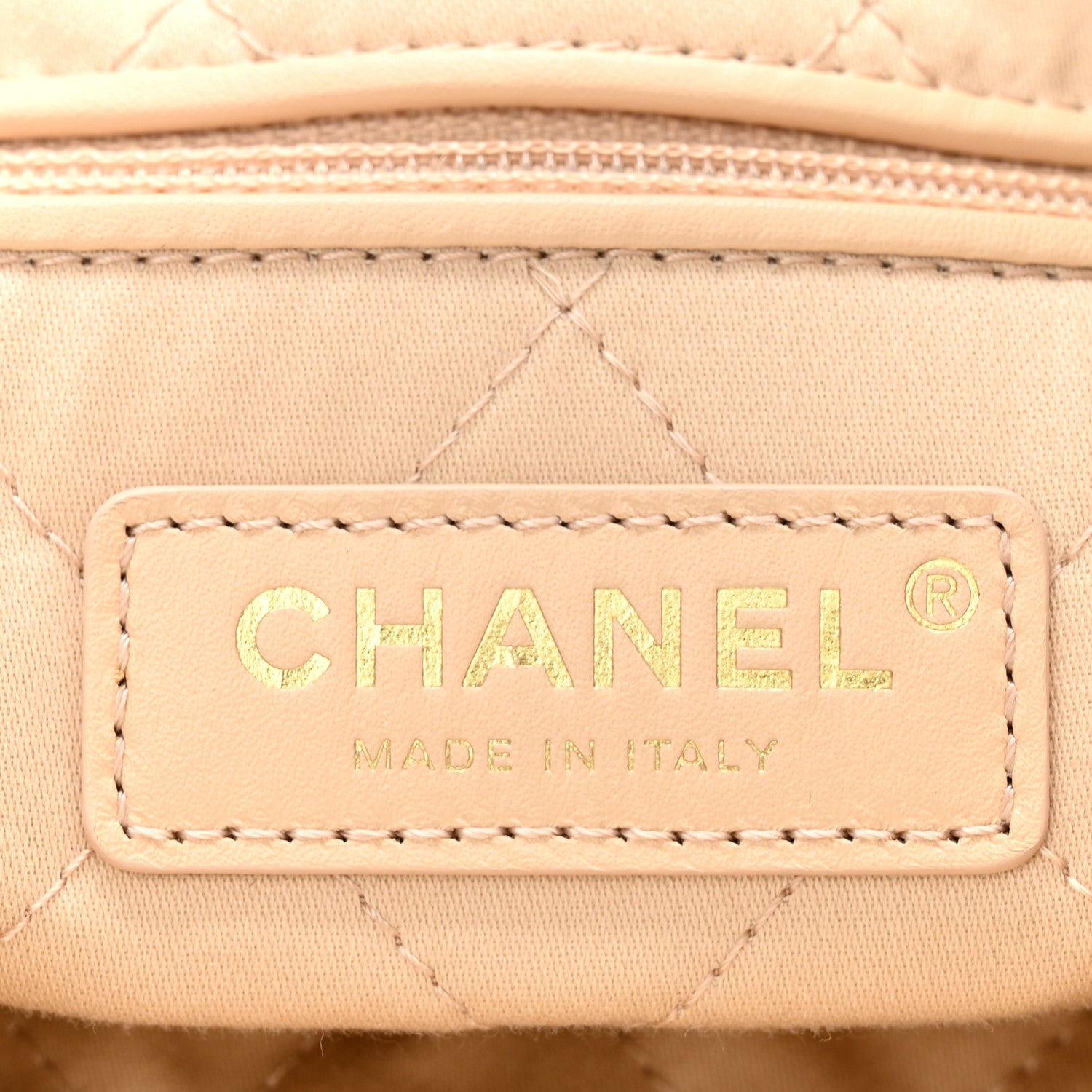 Chanel Shiny Calfskin Quilted Chanel 22 Backpack White 6 of 10