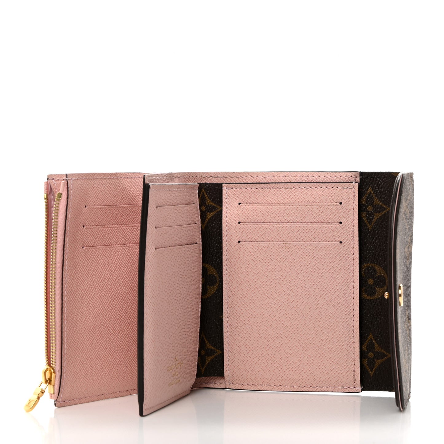 Monogram Ariane Compact Wallet Rose Ballerine Rose Ballerine