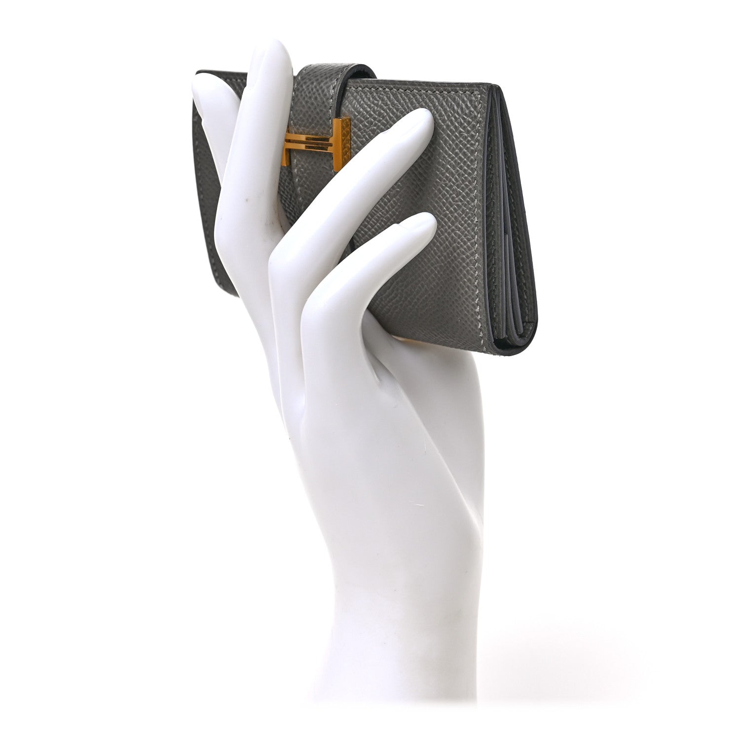 Hermes Epsom Mini Bearn Wallet Etain 2 of 6